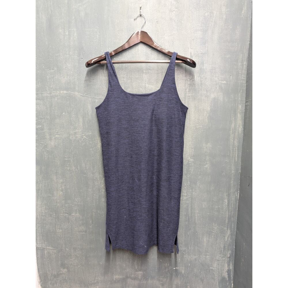 MTA Sport Tennis Dress Built-In Bra & Shorts Athletic Dress Size XL Blue